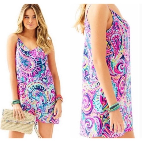 Lilly Pulitzer Dresses & Skirts - Lilly Pulitzer Lela Dress Psychedelic Print Size XL